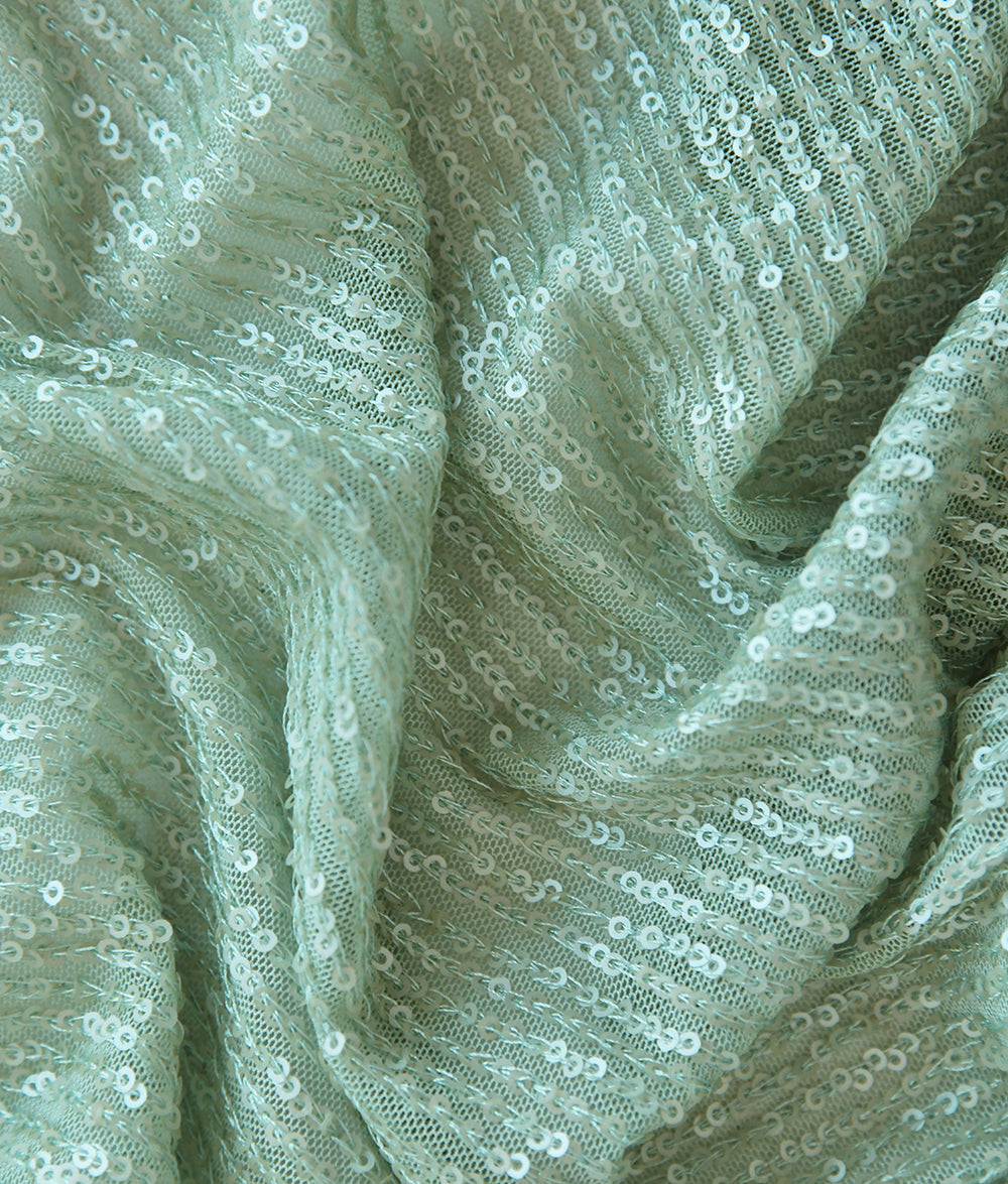 Adelphie Sequins Embroidery Fabric