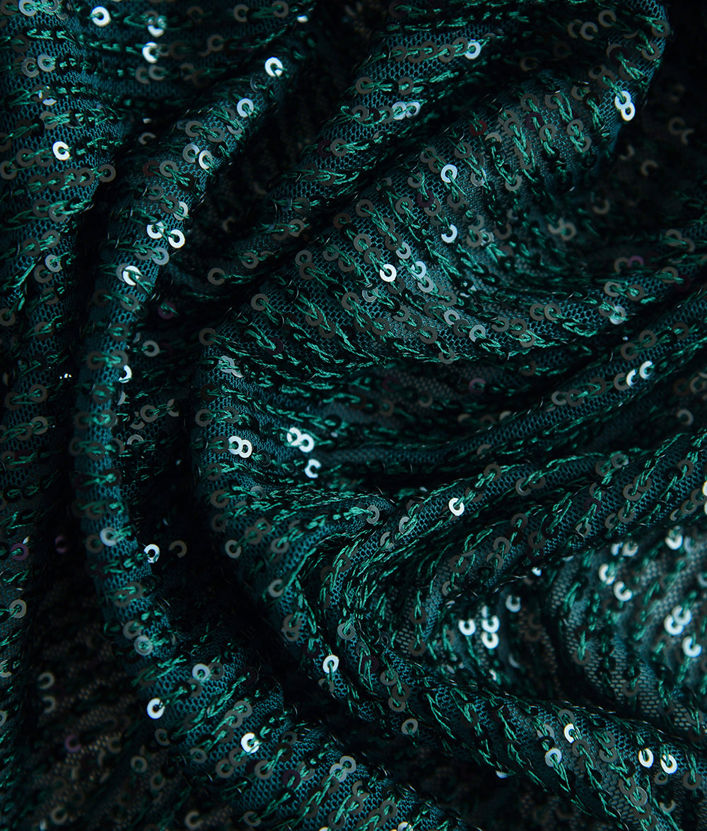 Adelphie Sequins Embroidery Fabric