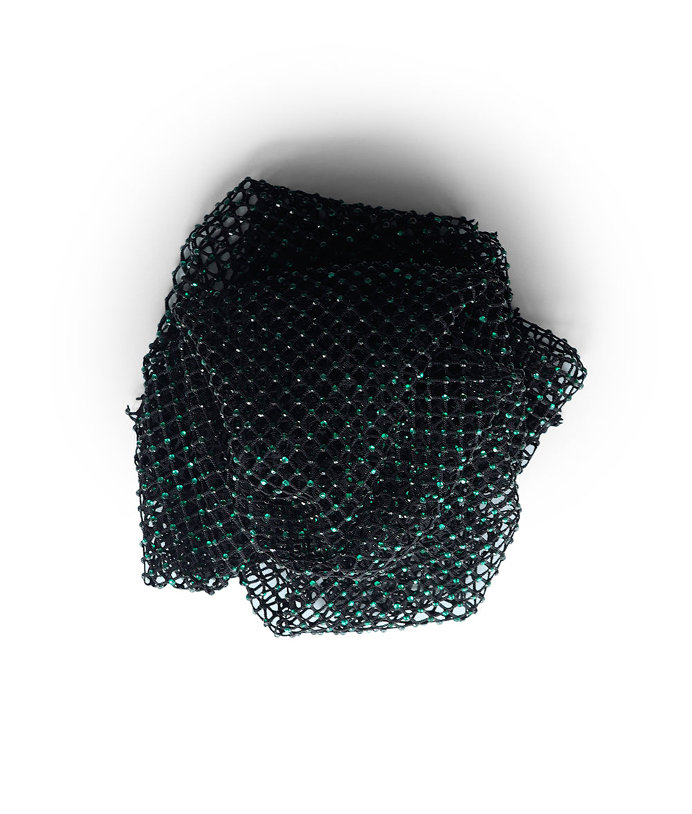 GREEN ON BLACK