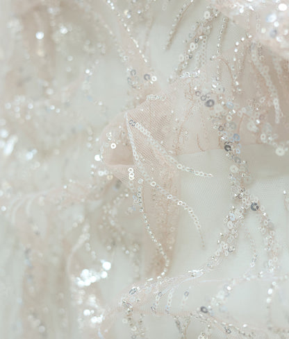 Nysa Sequins Embroidery Fabric (N-21DY08481)