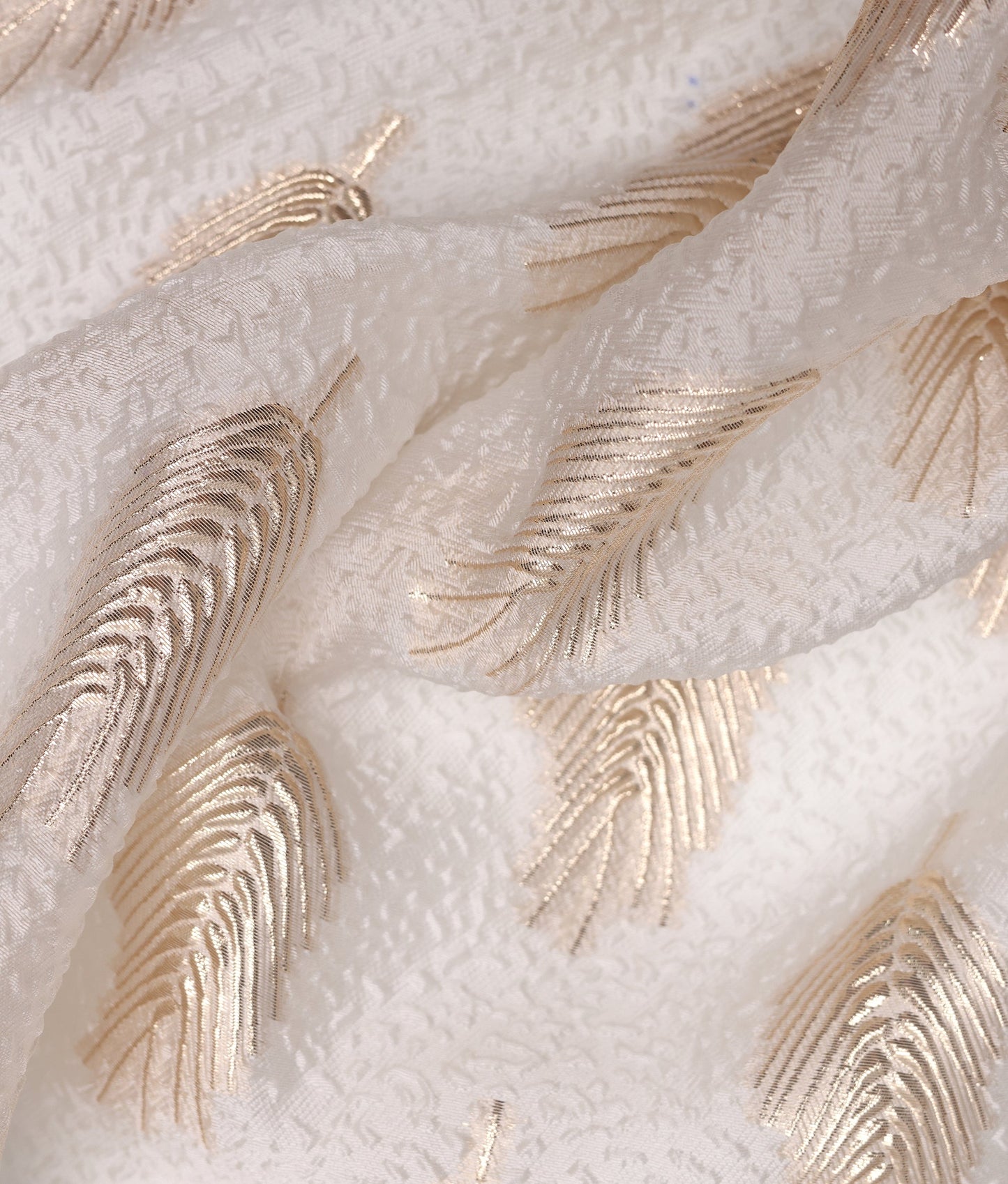 Off White with Gold Foil