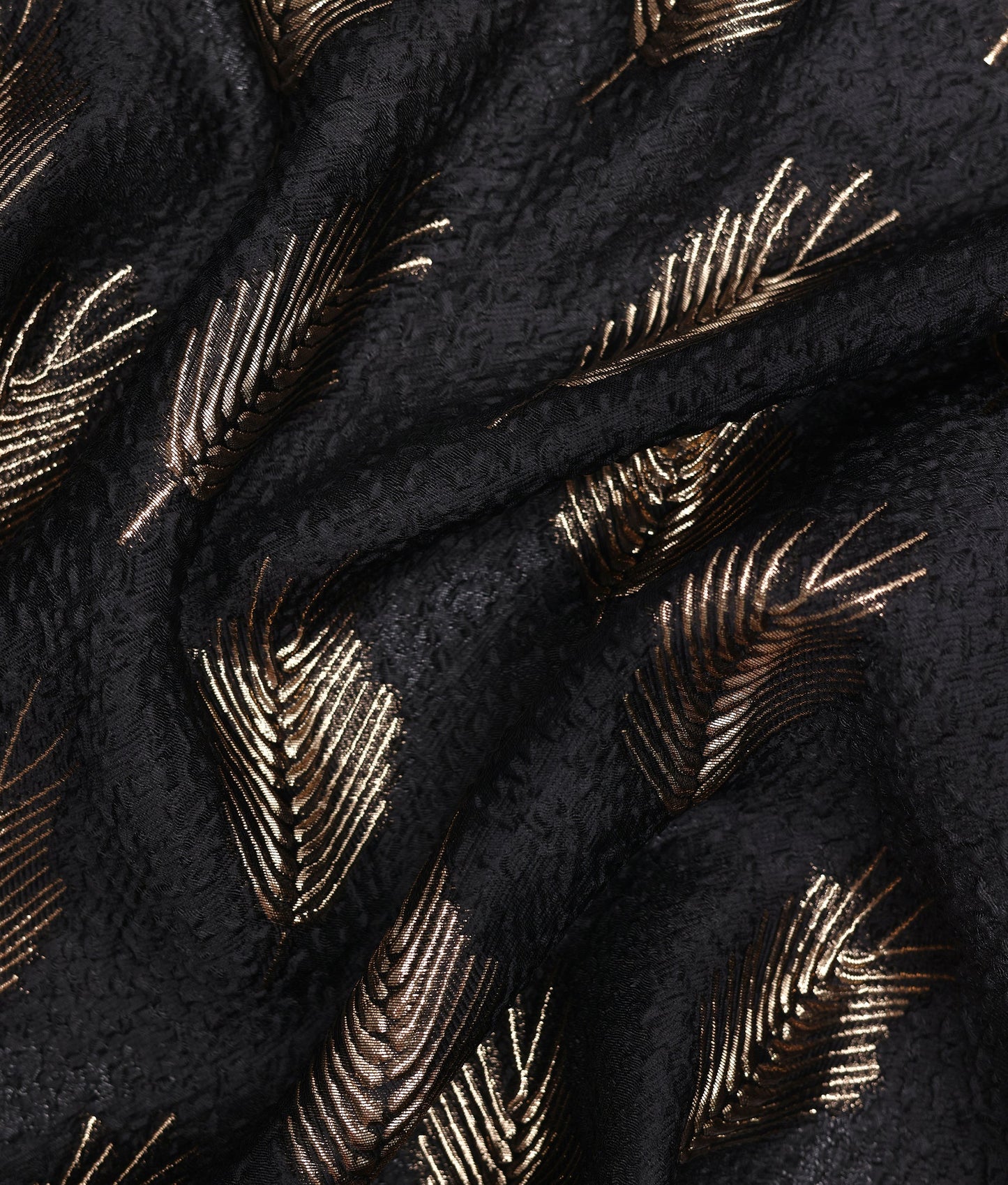 Black with Gold Foil