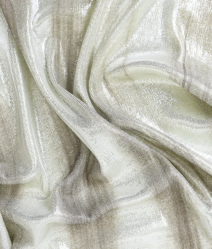 Poly Knit Abstract Foil Fabric