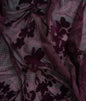 Stretch Net Velvet Floral Appliqué Embroidery Fabric
