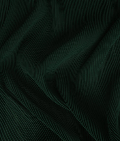 Ela CR10 Georgette Pleated Knits Fabric
