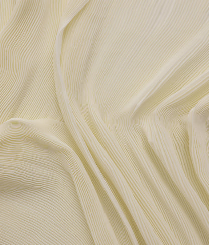 Ela CR10 Georgette Pleated Knits Fabric