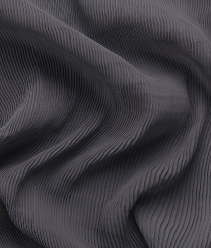 Ela CR10 Georgette Pleated Knits Fabric