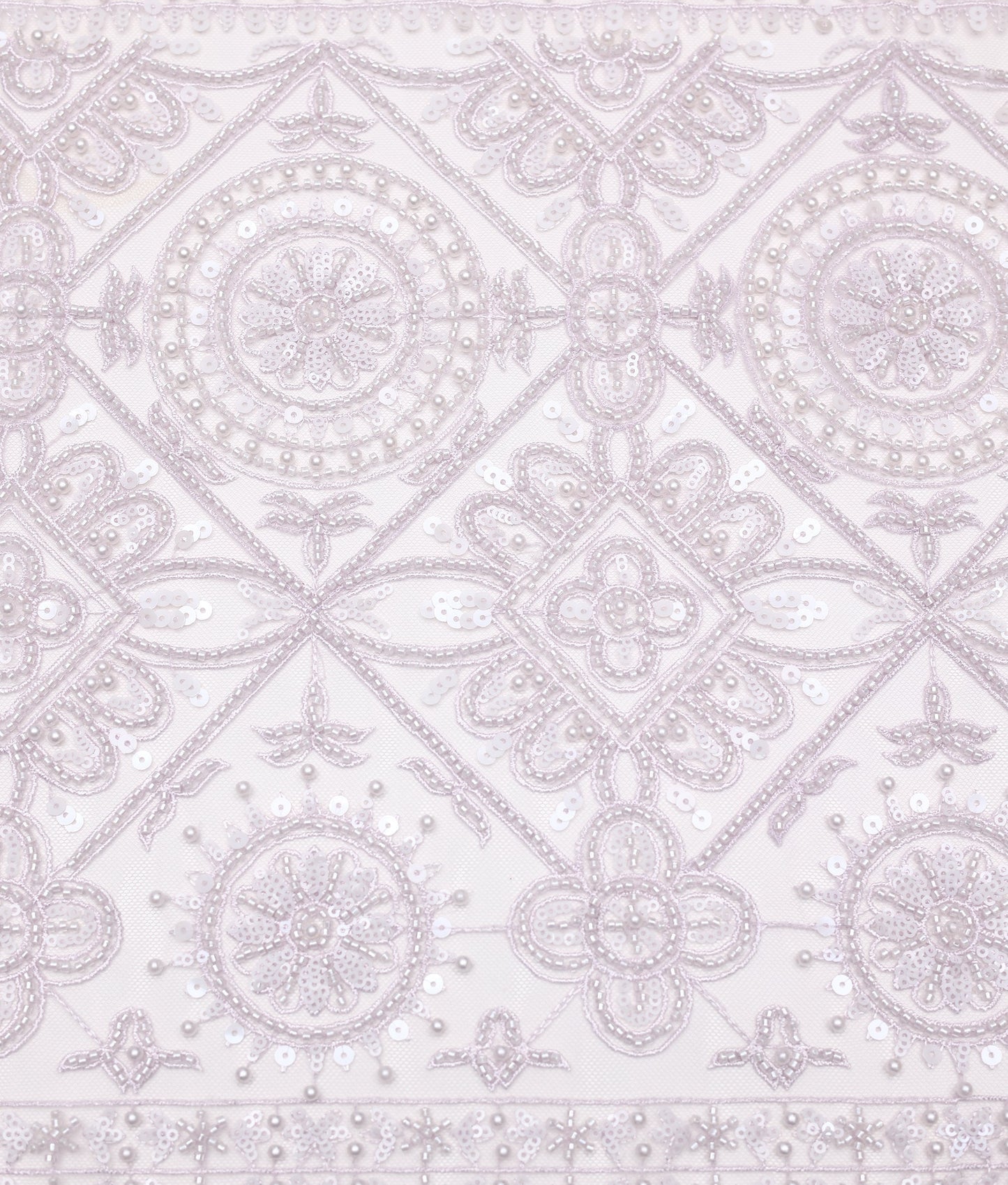 Irona Sequins and Beads Embroidery Fabric (M-IRONA)