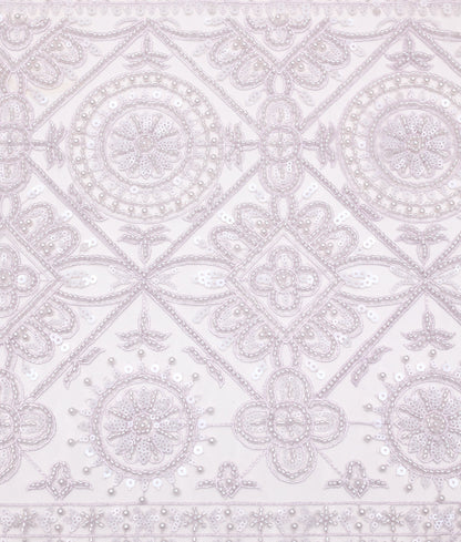 Irona Sequins and Beads Embroidery Fabric (M-IRONA)