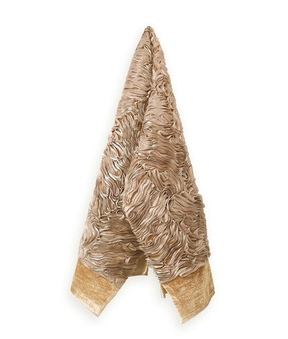 Poly Velvet 3D Organza Applique Fabric