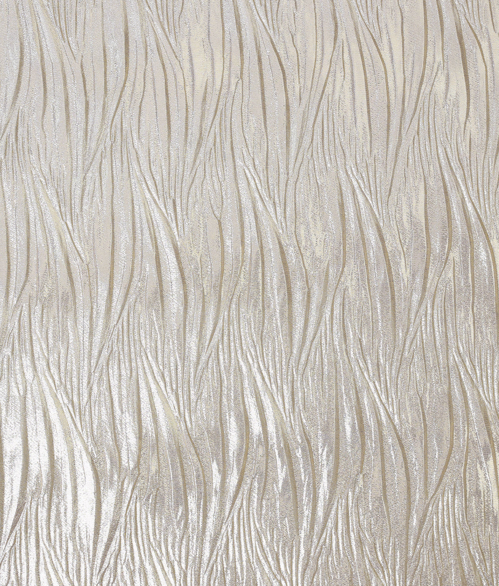 Poly Foil Crinkle Texture Fabric