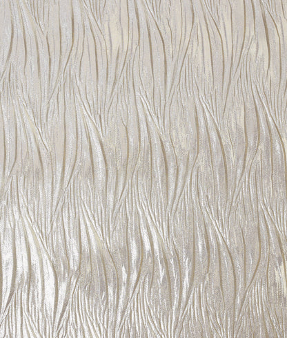 Poly Foil Crinkle Texture Fabric