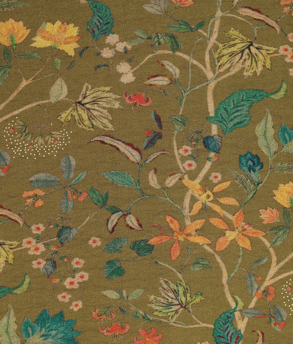 Liraen Printed Fabric, (M-SAGE)