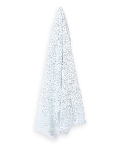 Net Thread-Web Interlinked Pearl Bead and Sequin Embroidery Fabric