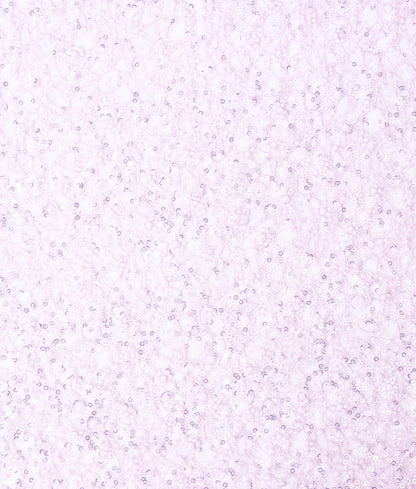 Net Thread-Web Interlinked Pearl Bead and Sequin Embroidery Fabric