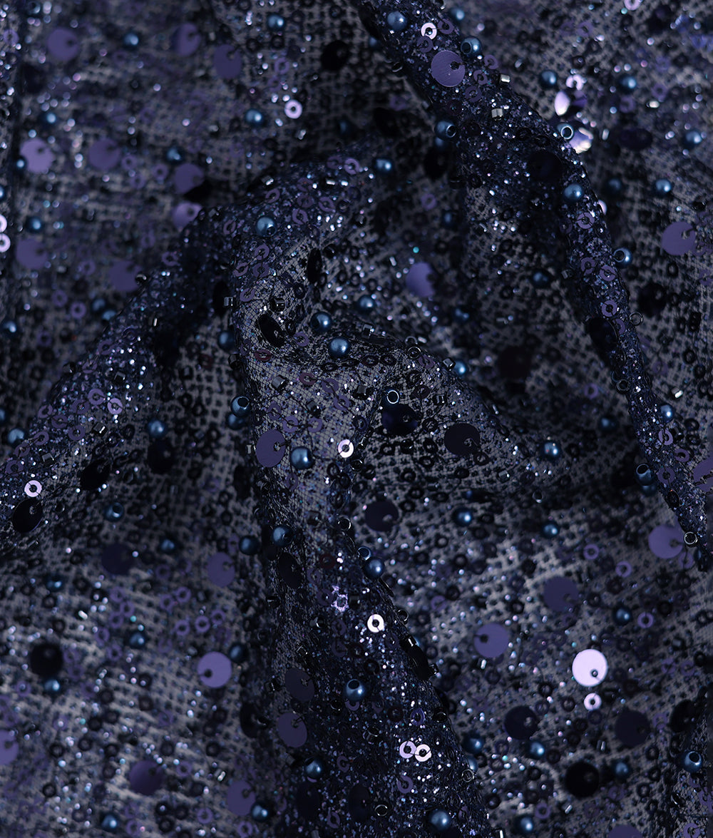 Chiara Sequins and Thread Embroidery