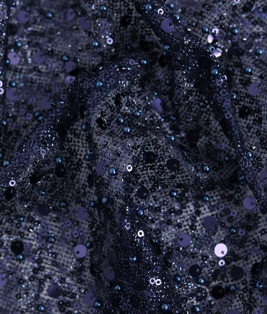 Chiara Sequins and Thread Embroidery