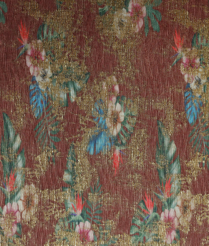Maroon With Foil