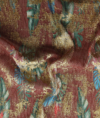 Maroon With Foil