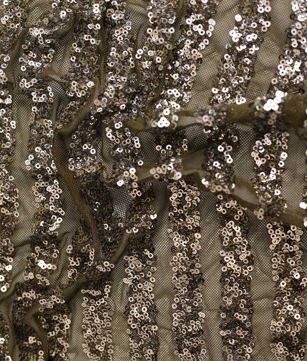 Abigail Sequins and Thread Embroidery