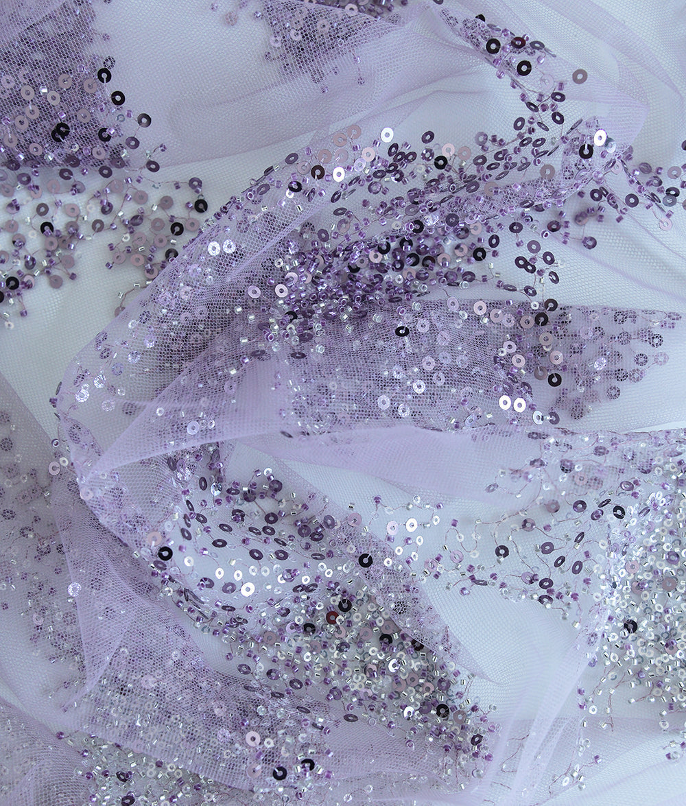 Olexa Sequins Embroidery Fabric