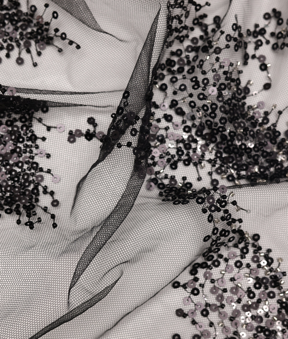 Olexa Sequins Embroidery Fabric