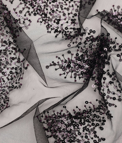 Black with Purple