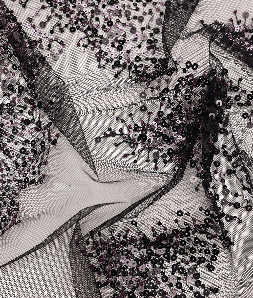Black with Purple