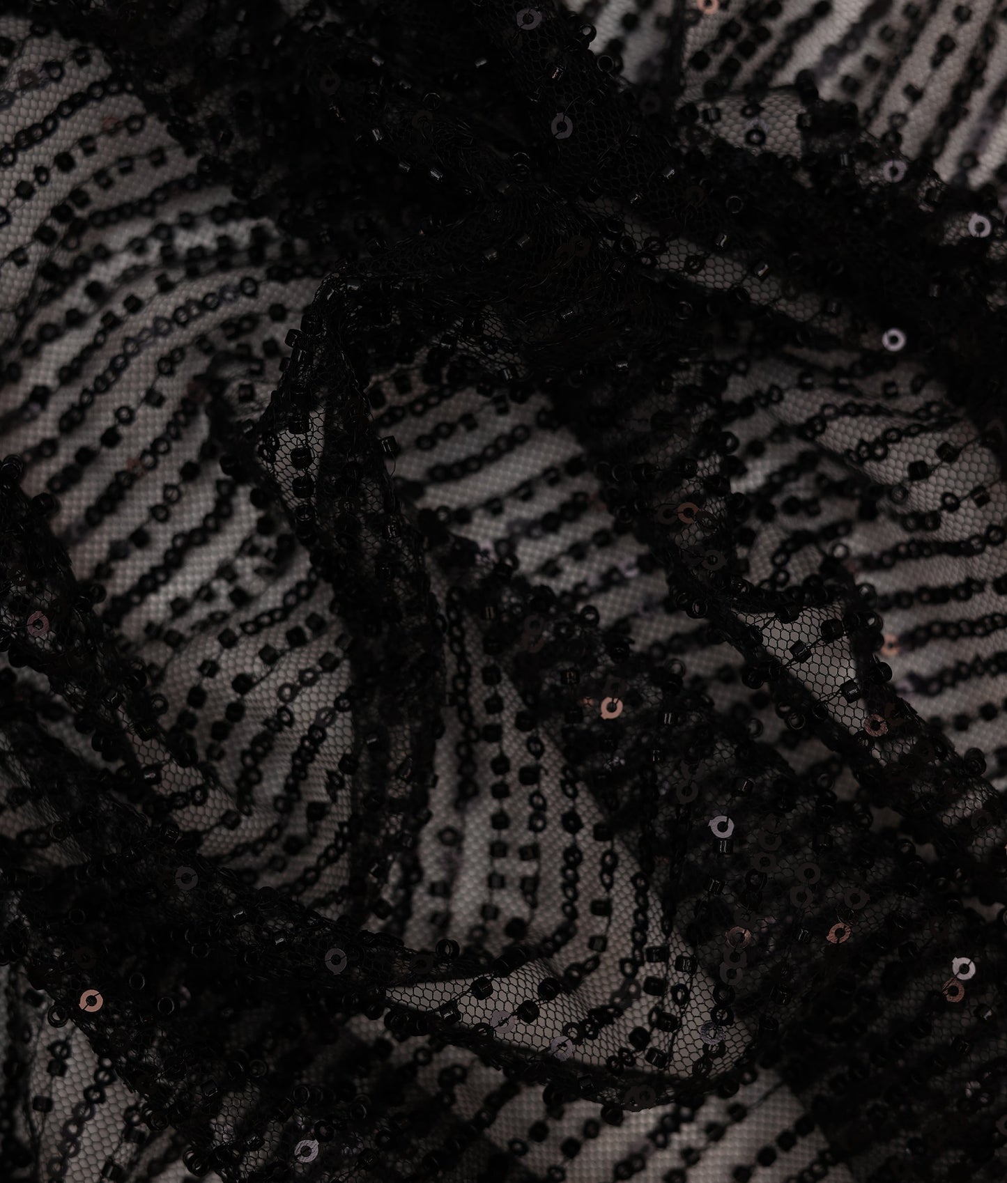 Lea Sequins Thread Embroidery Fabric