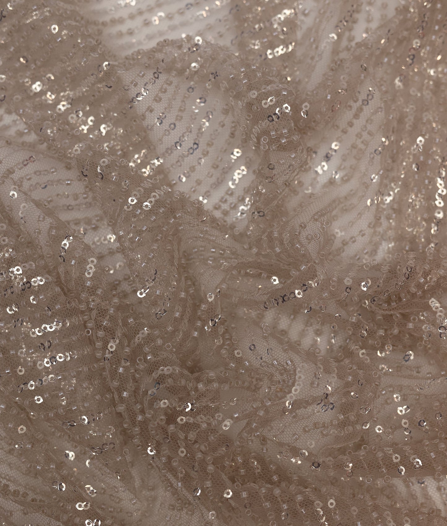 Lea Sequins Thread Embroidery Fabric