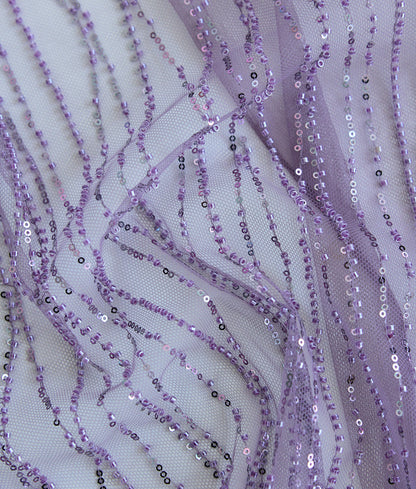 Sara Sequins Embroidery Fabric