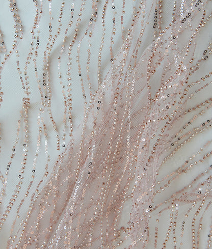 Sara Sequins Embroidery Fabric
