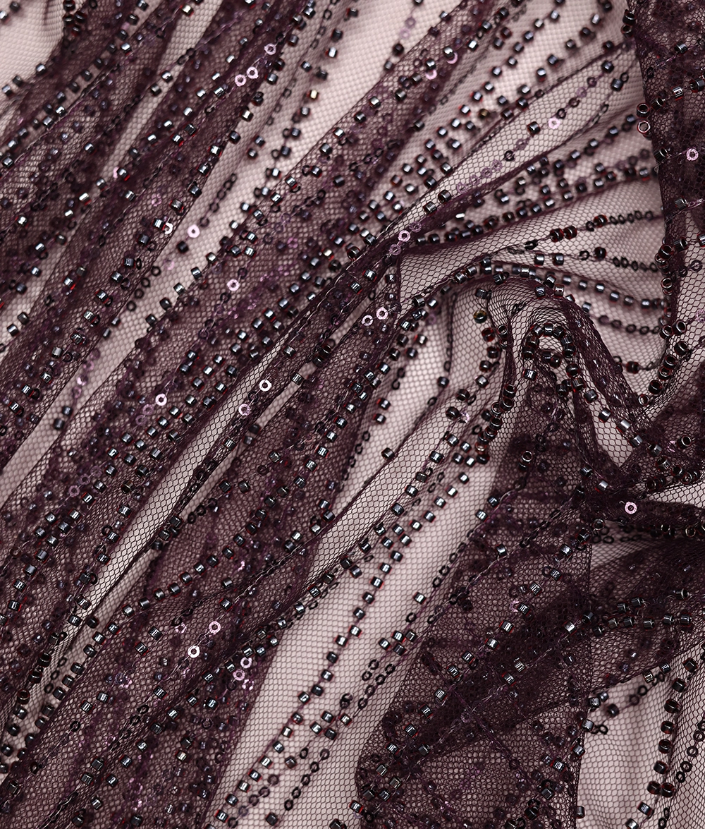 Sara Sequins Embroidery Fabric
