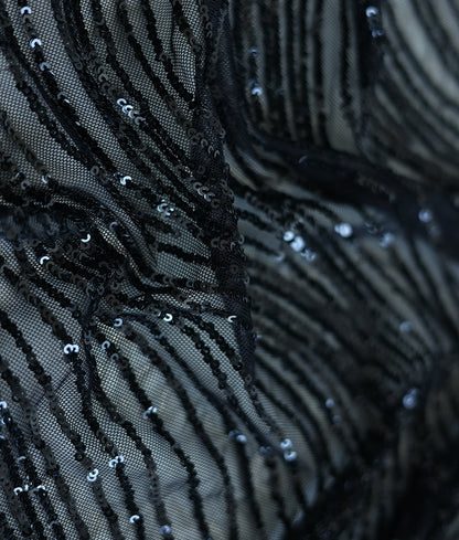 Stella Sequins Embroidery Fabric