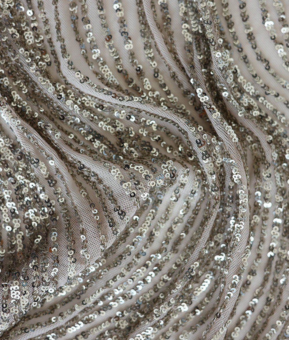 Stella Sequins Embroidery Fabric