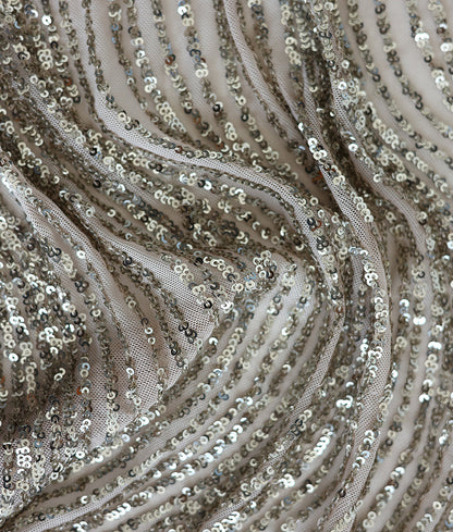 Stella Sequins Embroidery Fabric
