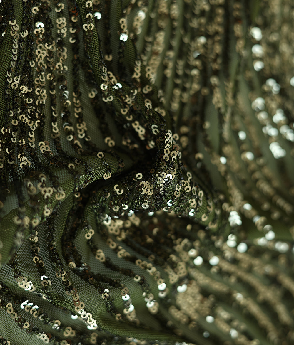 Stella Sequins Embroidery Fabric