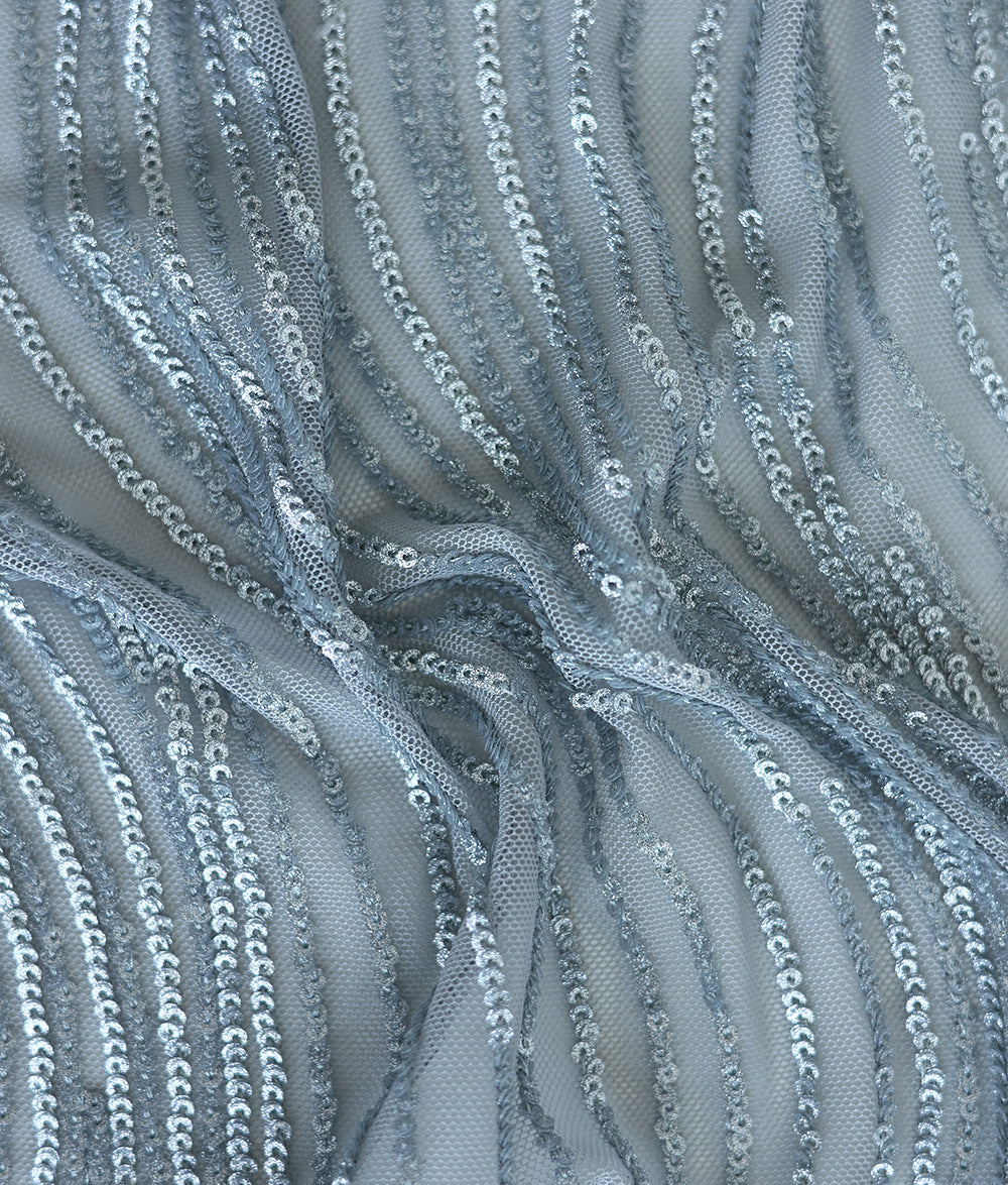 Stella Sequins Embroidery Fabric