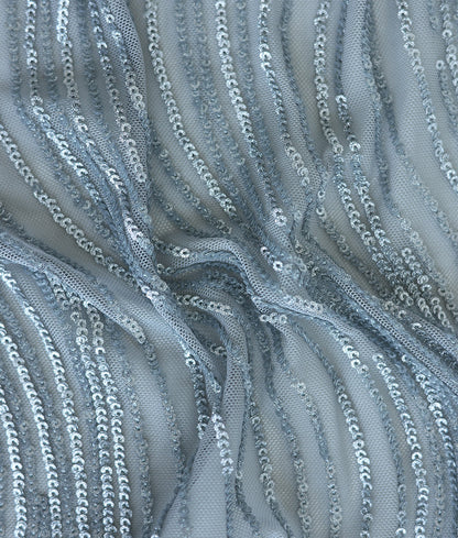 Stella Sequins Embroidery Fabric