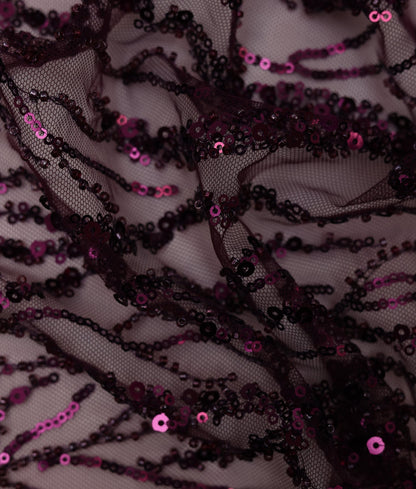 Nysa Sequins Embroidery Fabric