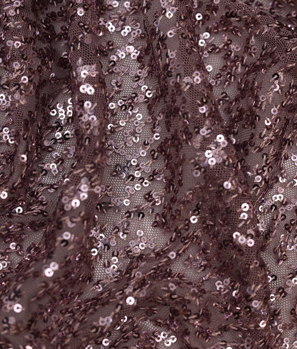 Blanca Sequins Thread Embroidery Fabric
