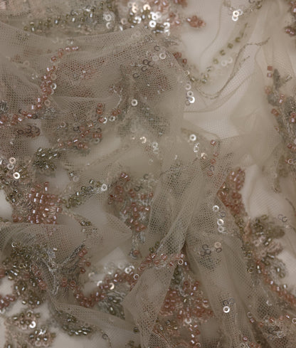 Jeanne Sequins and Thread Embroidery