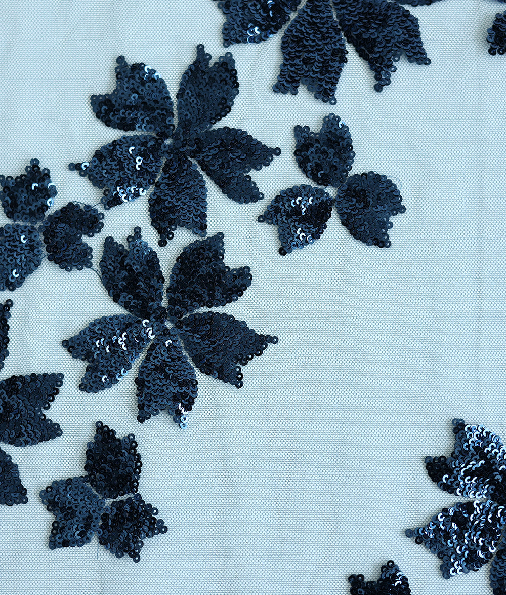 Sylvie Sequins and Thread Embroidery Fabric