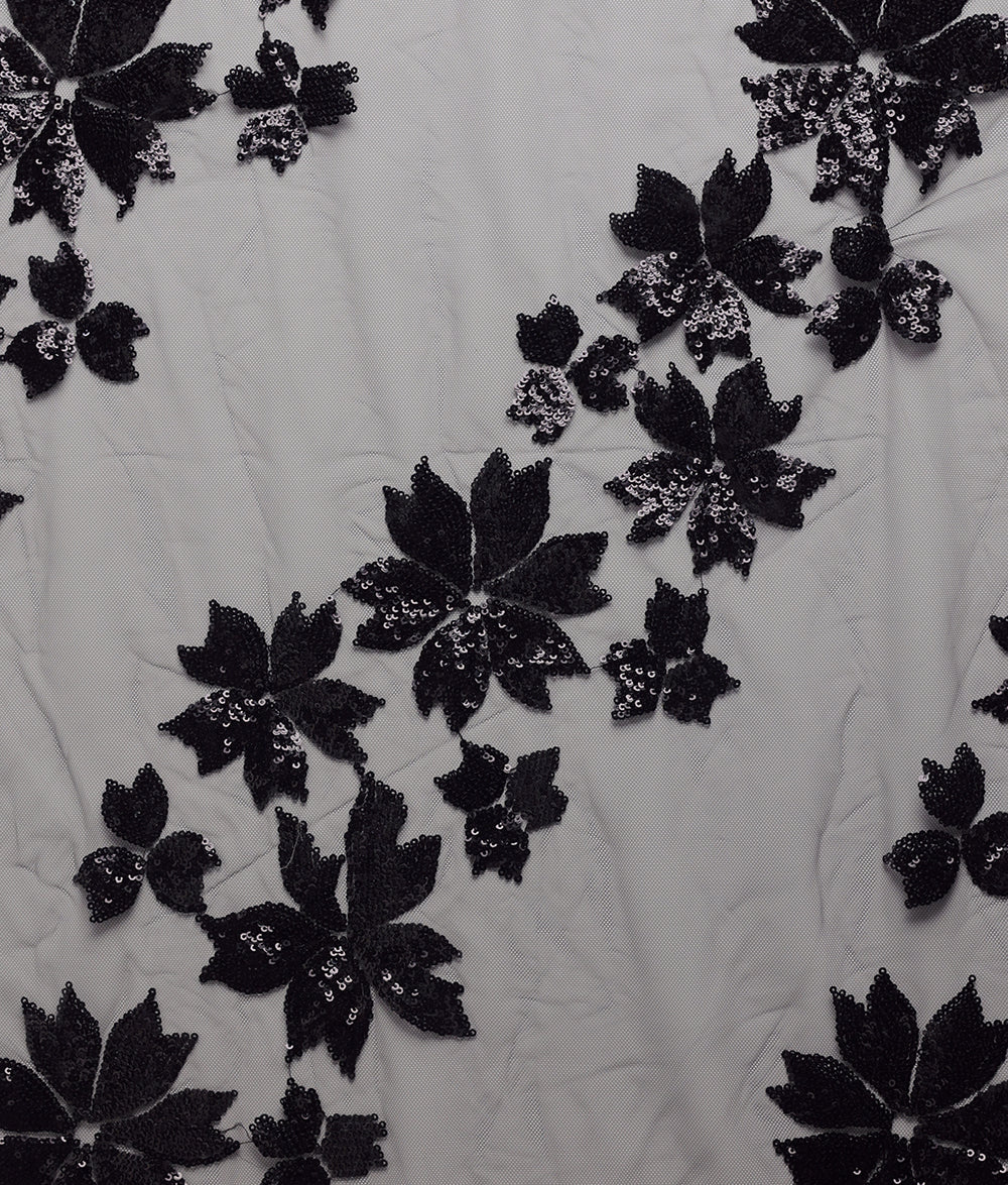 Sylvie Sequins and Thread Embroidery Fabric