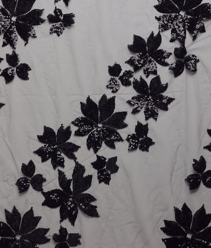 Sylvie Sequins and Thread Embroidery Fabric (N-HX-796F-D)