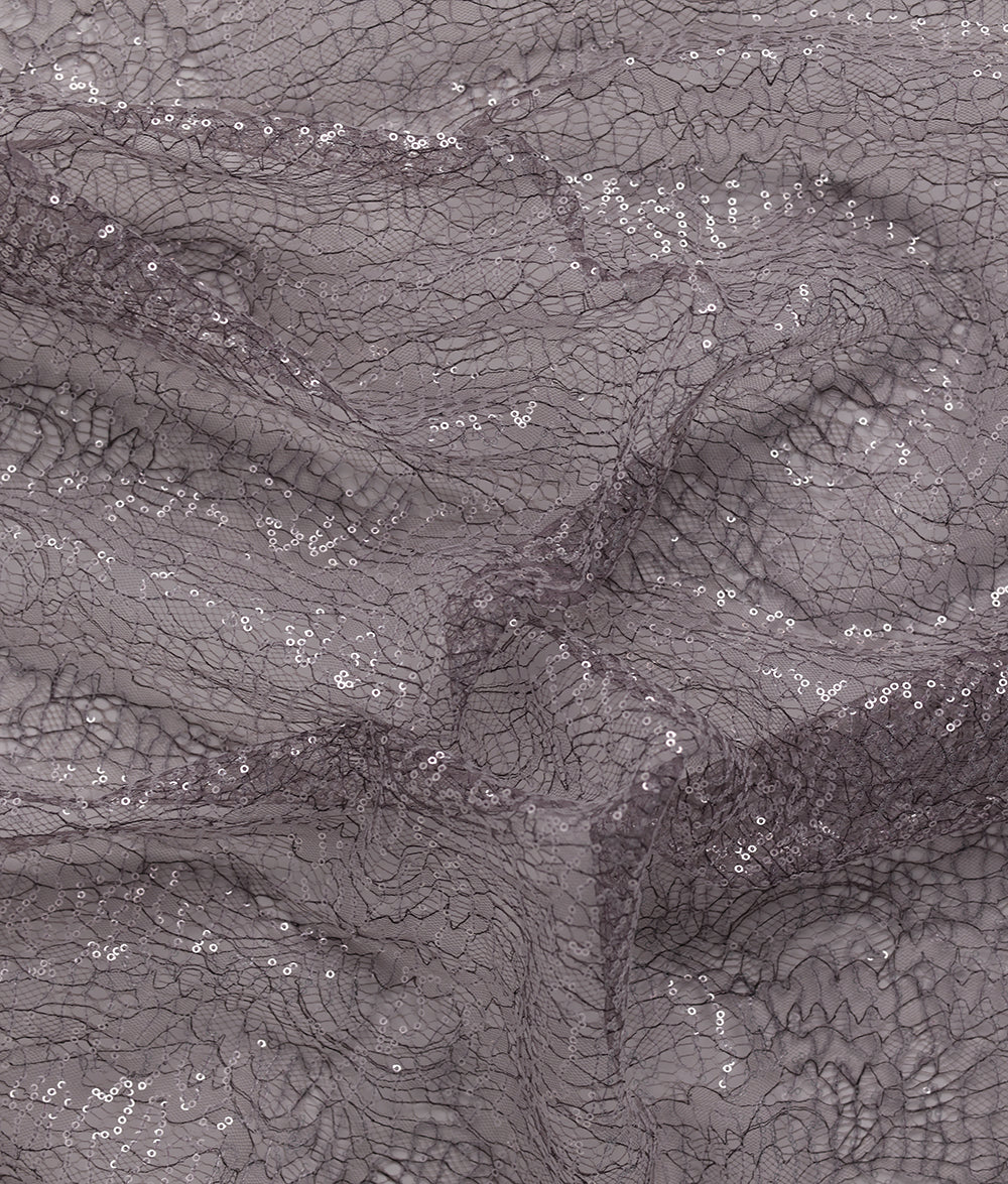 Mercy Sequins and Thread Embroidery Fabric (N#J03197)