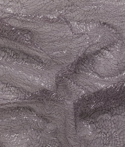 Mercy Sequins and Thread Embroidery Fabric