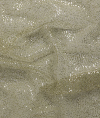 Mercy Sequins and Thread Embroidery Fabric (N#J03197)