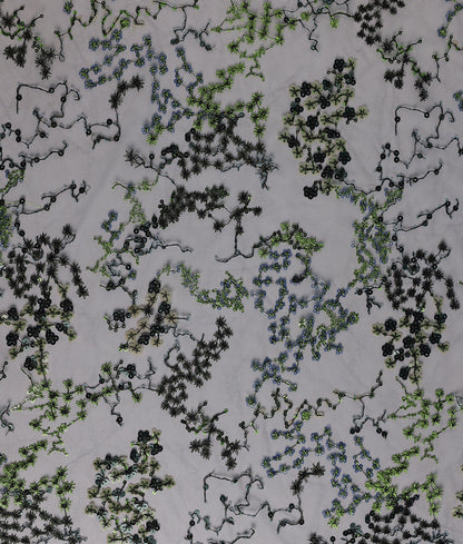 Valeria Sequins and Thread Embroidery