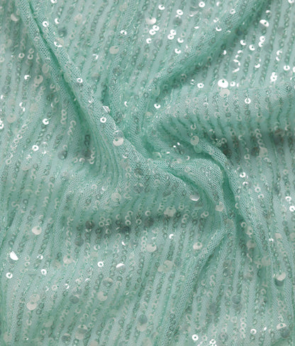 Elisabeth Sequins and Thread Embroidery
